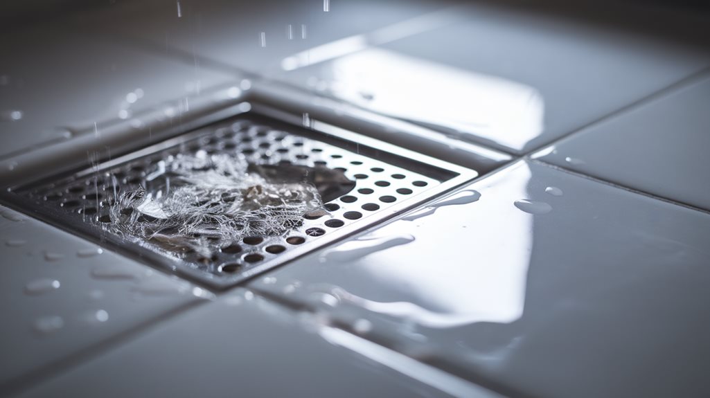 shower drain cleaning frequency