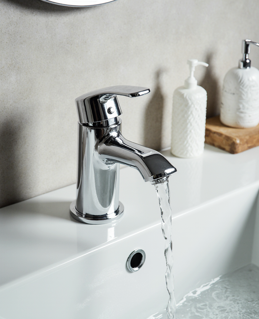 bathroom faucet working after repair