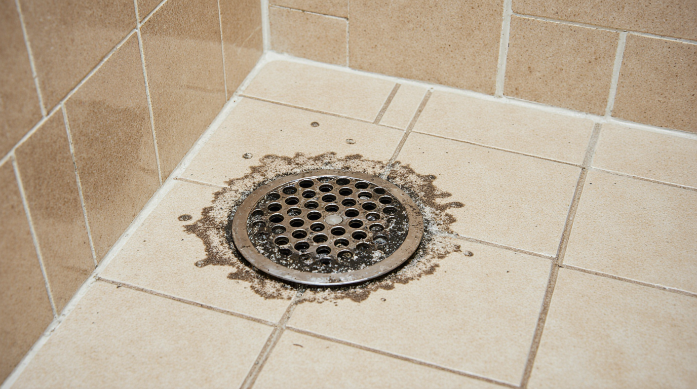 Dirty Clogged Drain in Grande Prairie